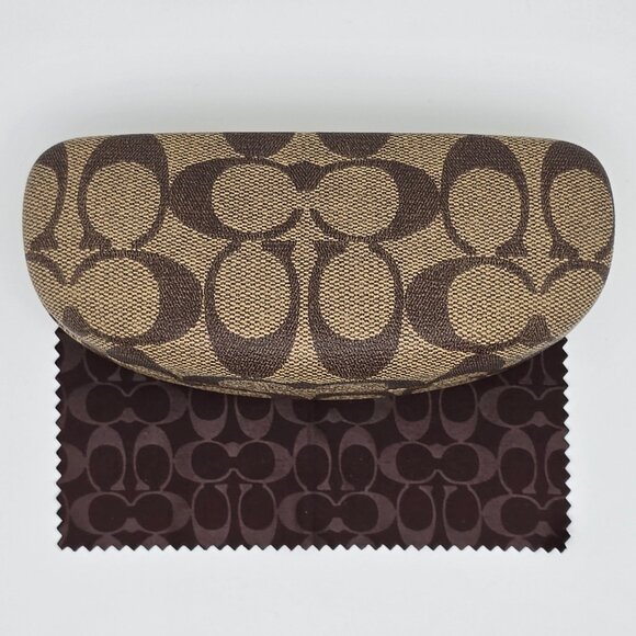 Coach HC5074 9241 Satin Purple Gold/Purple Confetti Cat Eye Eyeglasses Frame - Picture 14 of 15